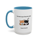 Shiba Inu "Sweet Dreams" Mug, The Last Cup of Tea for Today, Japanese Dog Cute Gift Mug