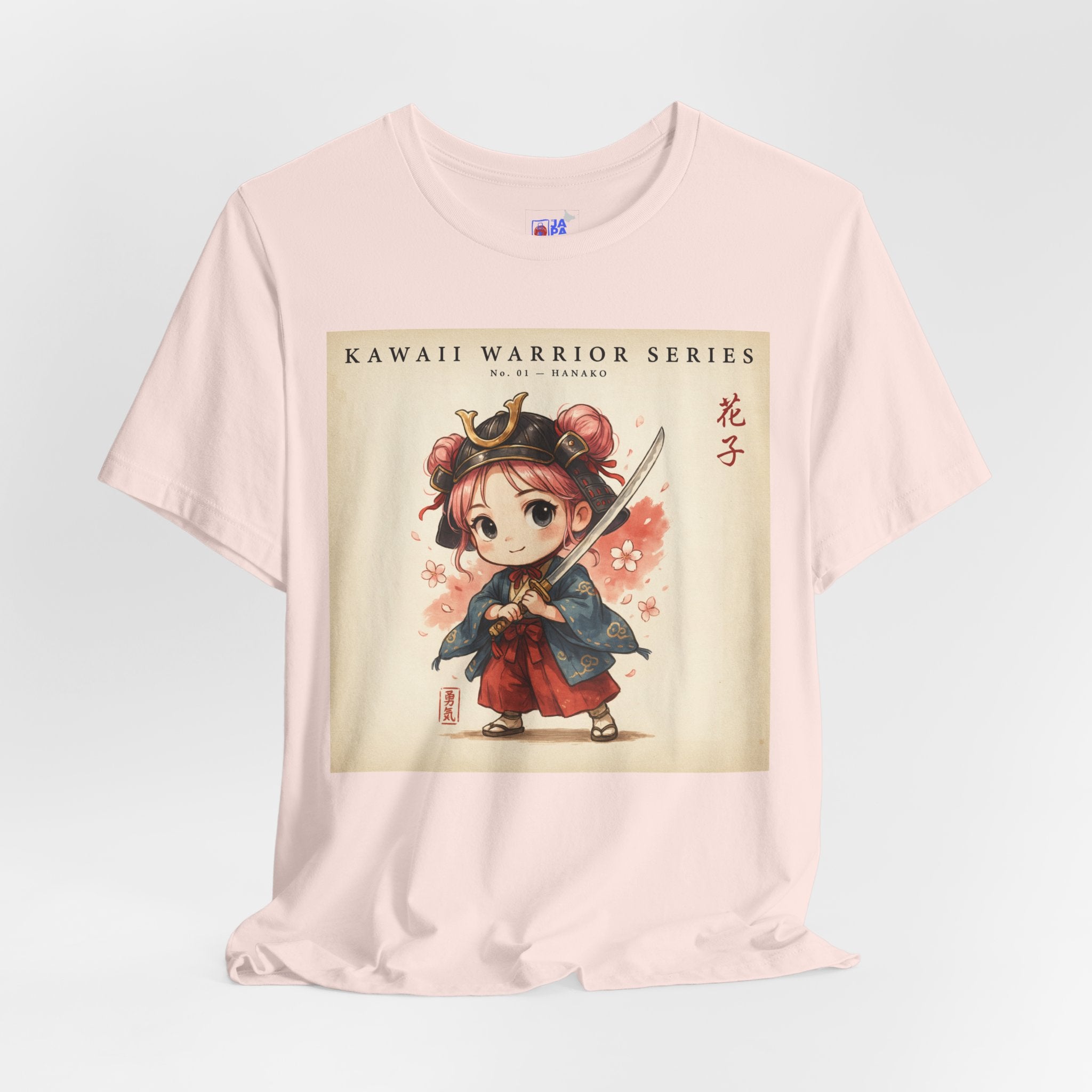 Kawaii Warrior Anime Girl Samurai T-Shirt