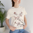 Cherry Blossom T‑Shirt — Soft Pink Floral Tee