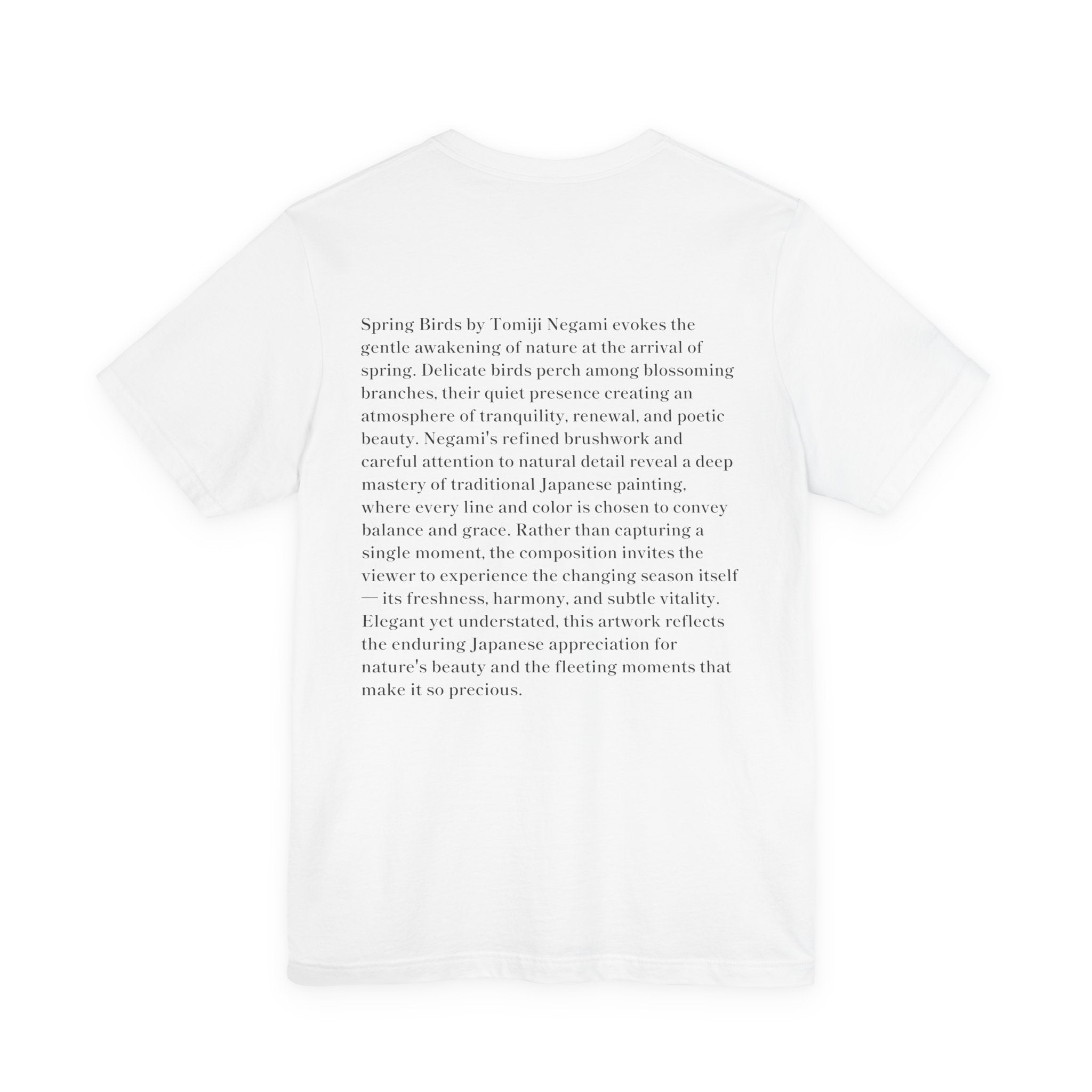 Tomiji Negami "Spring Birds", Japanese Art Museum T-Shirt