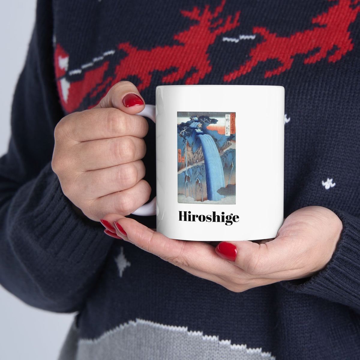 Hiroshige Utagawa Ceramic Mug - Vintage Travel Photo Design Coffee Cup