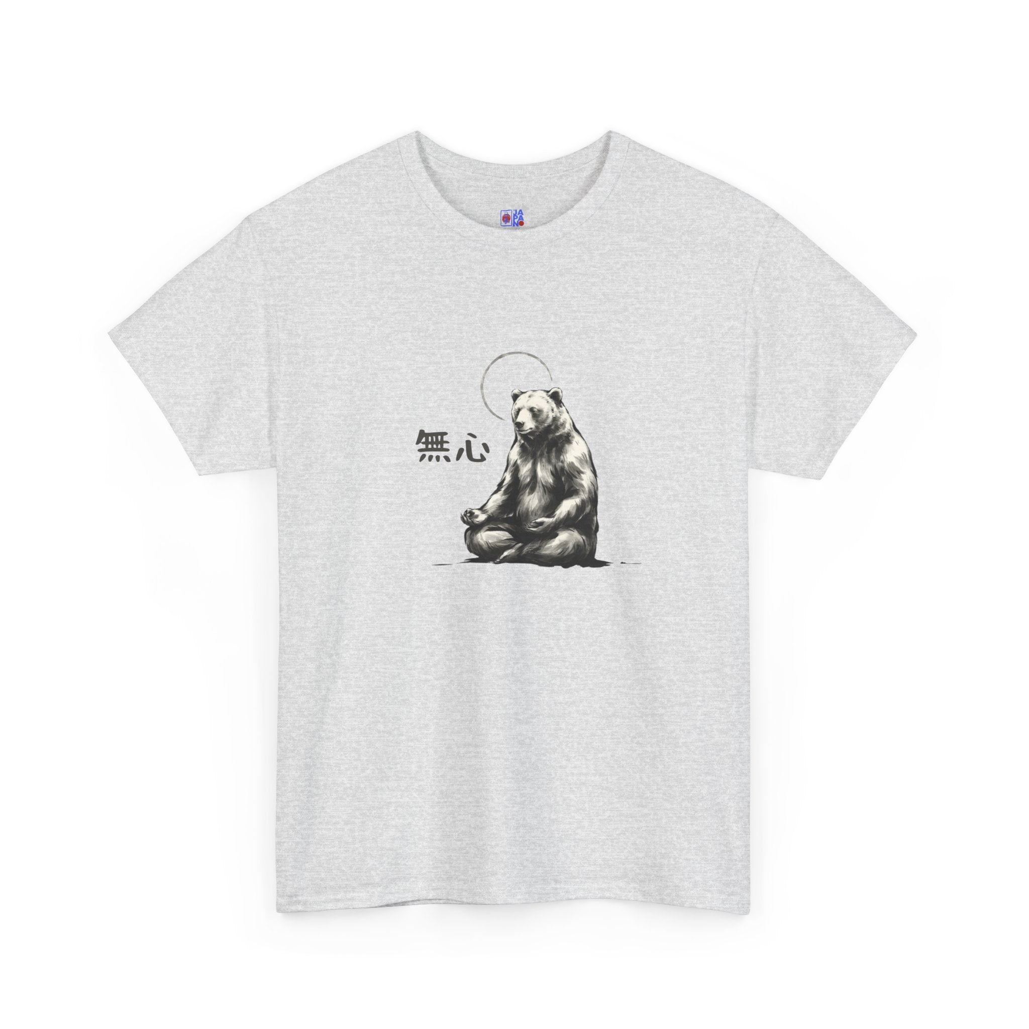 Meditating Bear T‑Shirt — Zen 'Mushin' Graphic Tee