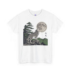 Japanese Wolf T-Shirt — 山犬 Yamainu Mountain Dog Men's Tee | Japan Mythology Gift