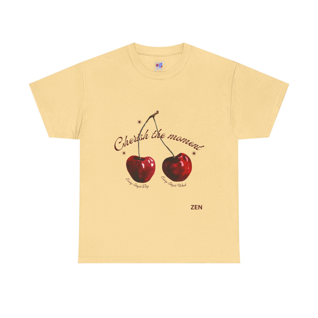 Cherish the Moment Cherry Graphic Tee
