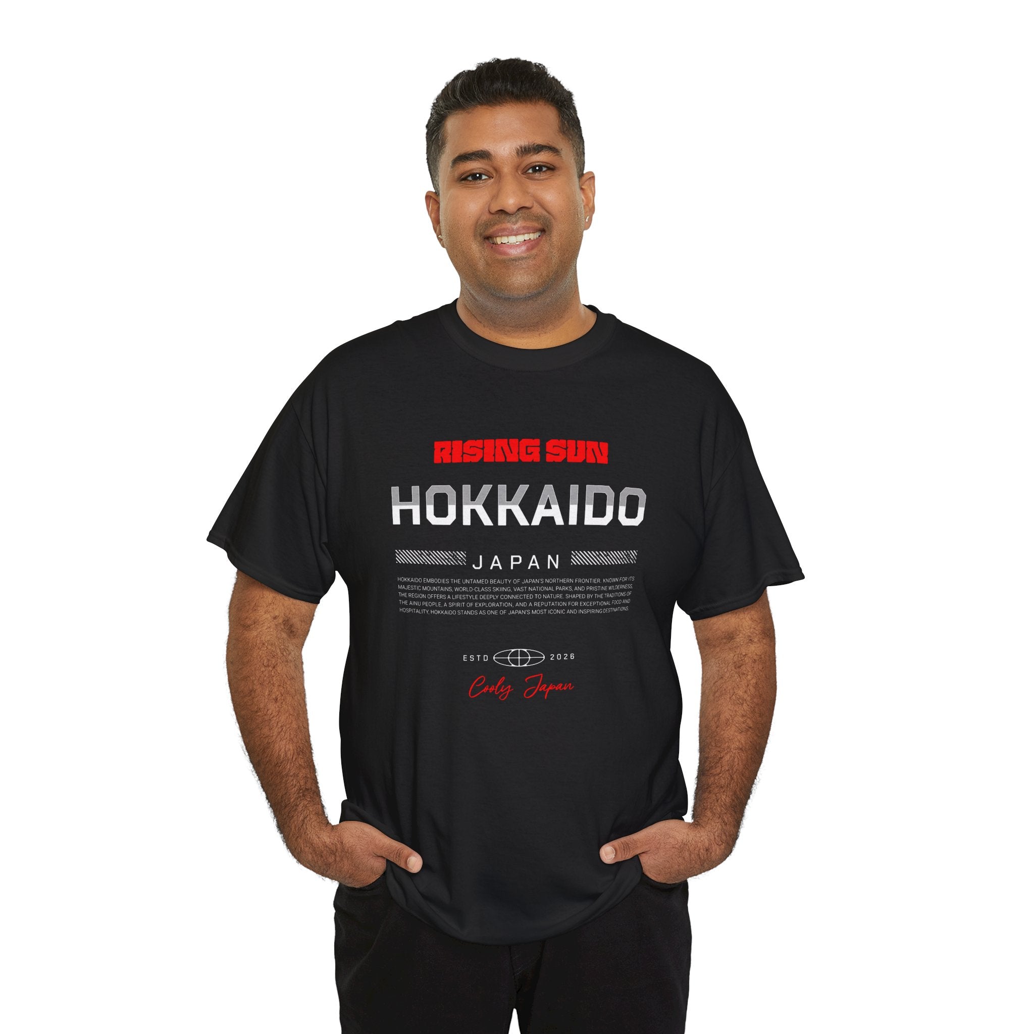 Hokkaido T-Shirt | 北海道 Wild North & Powder Snow Japan Tee | Designed by Japanese
