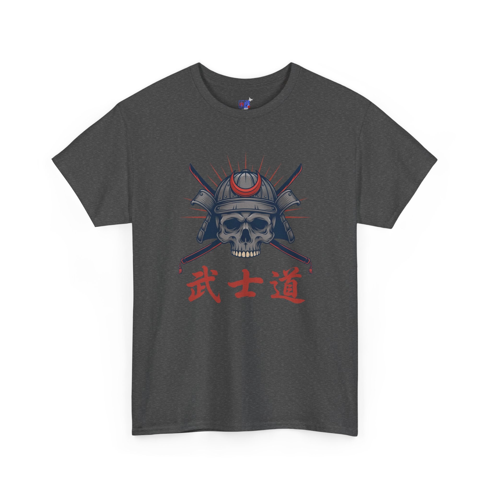 Samurai Skull T-Shirt — 武士道 Bushido Men's Graphic Tee | Japanese Warrior Dark Streetwear Shirt
