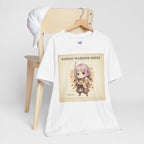 Kawaii Warrior Series T-Shirt, Cute Anime Chibi Warrior Graphic Tee