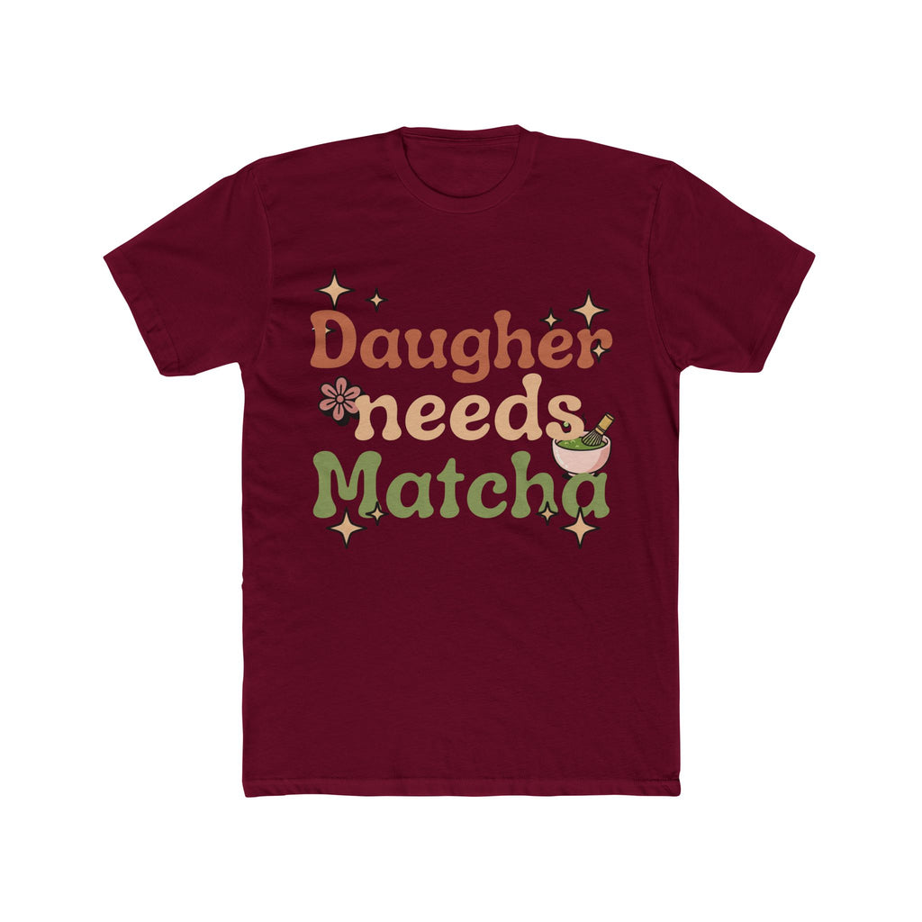 Daughter Needs Matcha Tee | Front-Print Whisk & Bowl Graphic | Matcha Collection