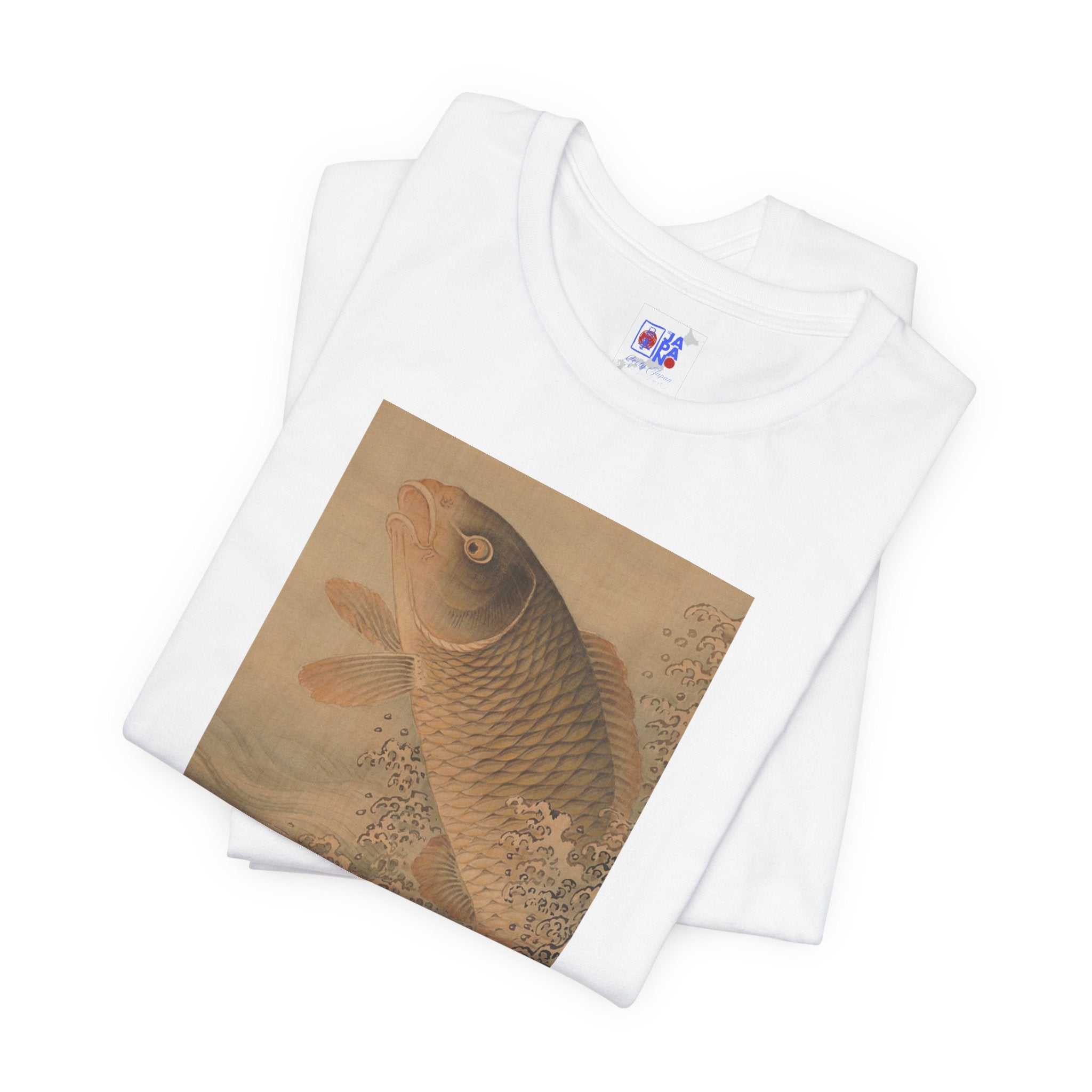 So Shiko "Carp Leaping Through Waves" | Japanese Art Museum T-Shirt