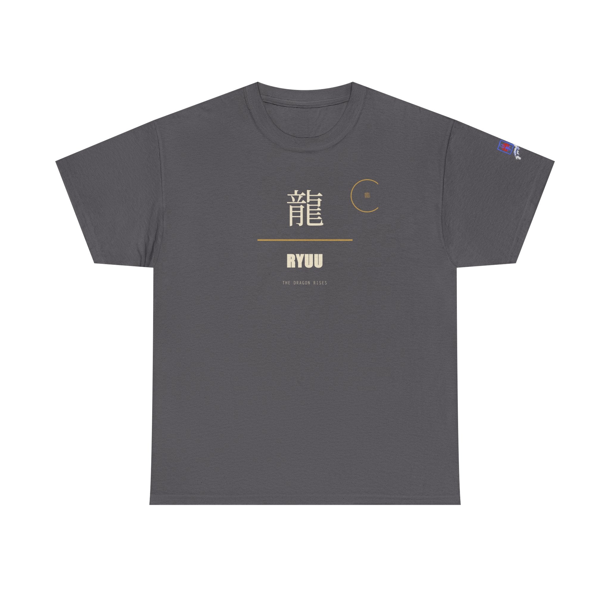 Ryuu Dragon Rises Kanji T-Shirt | Japanese Anime Graphic Tee