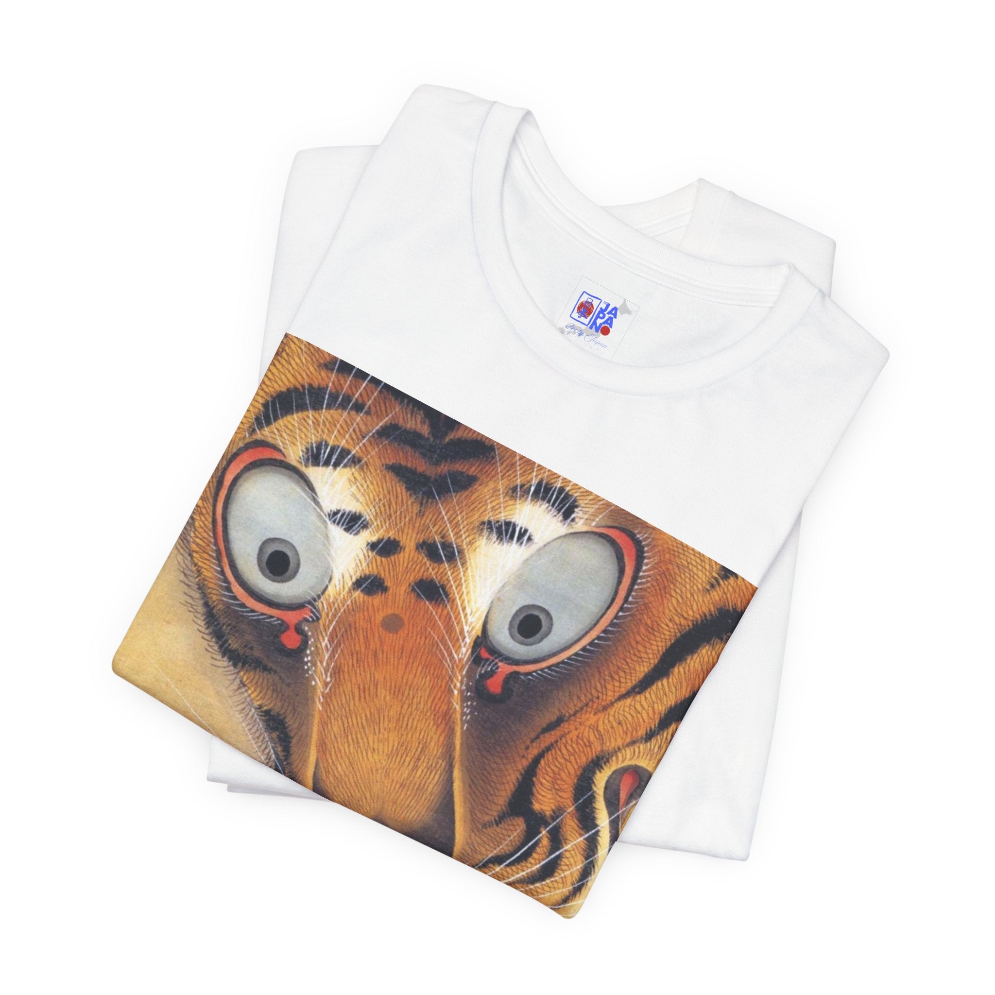 Jakuchū Itō Tiger Tee — Edo Period Japanese Art | 伊藤若冲 Front & Back Print Unisex T-Shirt