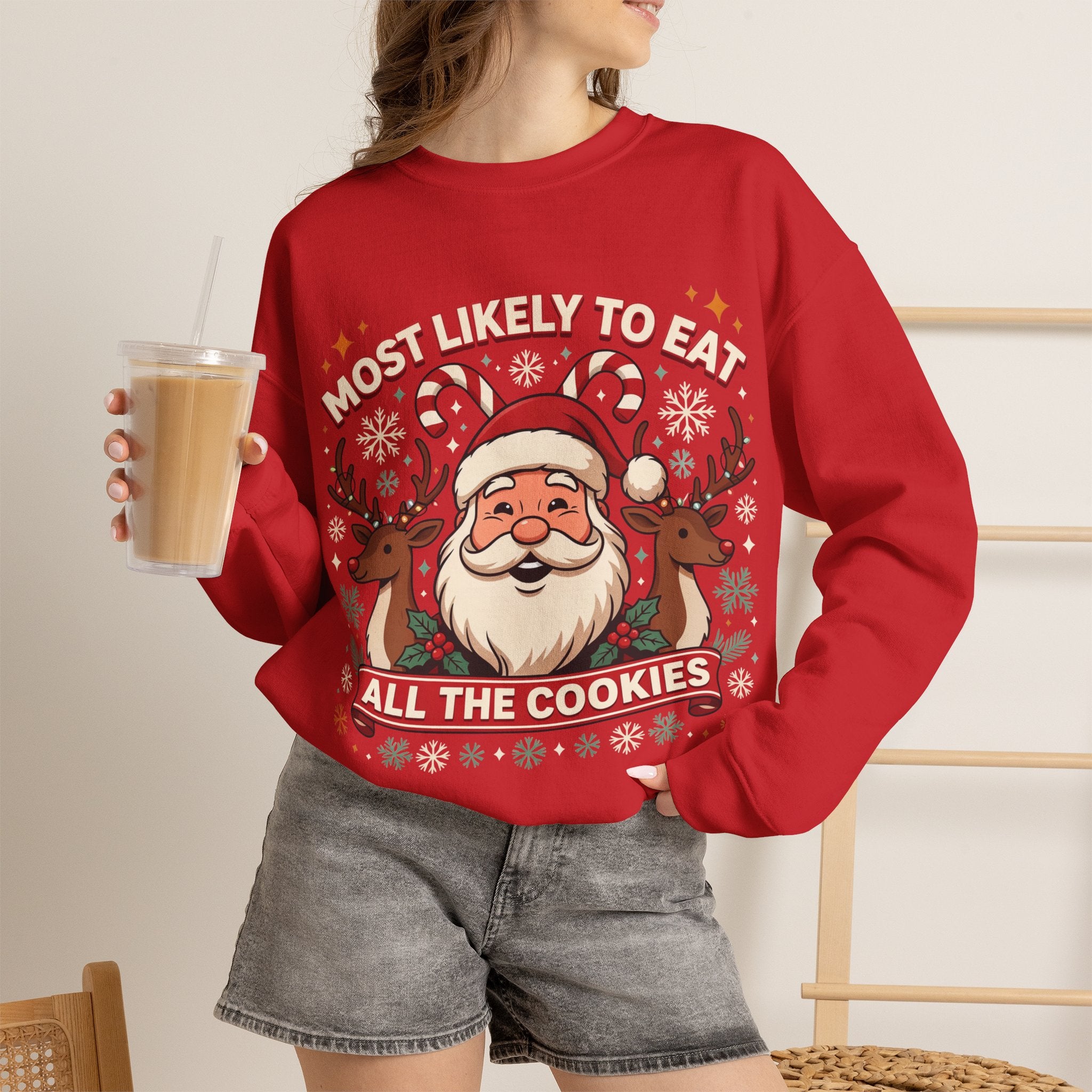 CoolyJapan Signature Crewneck Sweatshirt — 50/50 Heavyweight Cotton-Poly Blend