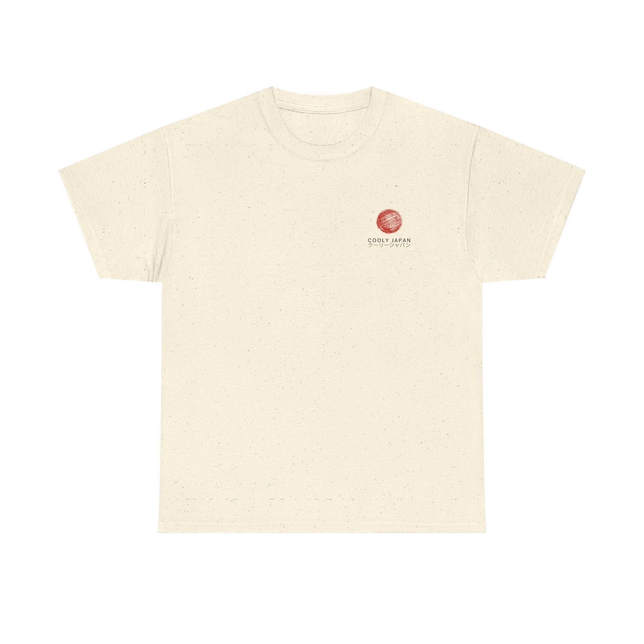 Watercolor Peach Illustration Tee | Small Chest Artwork, Minimal Fruit Design