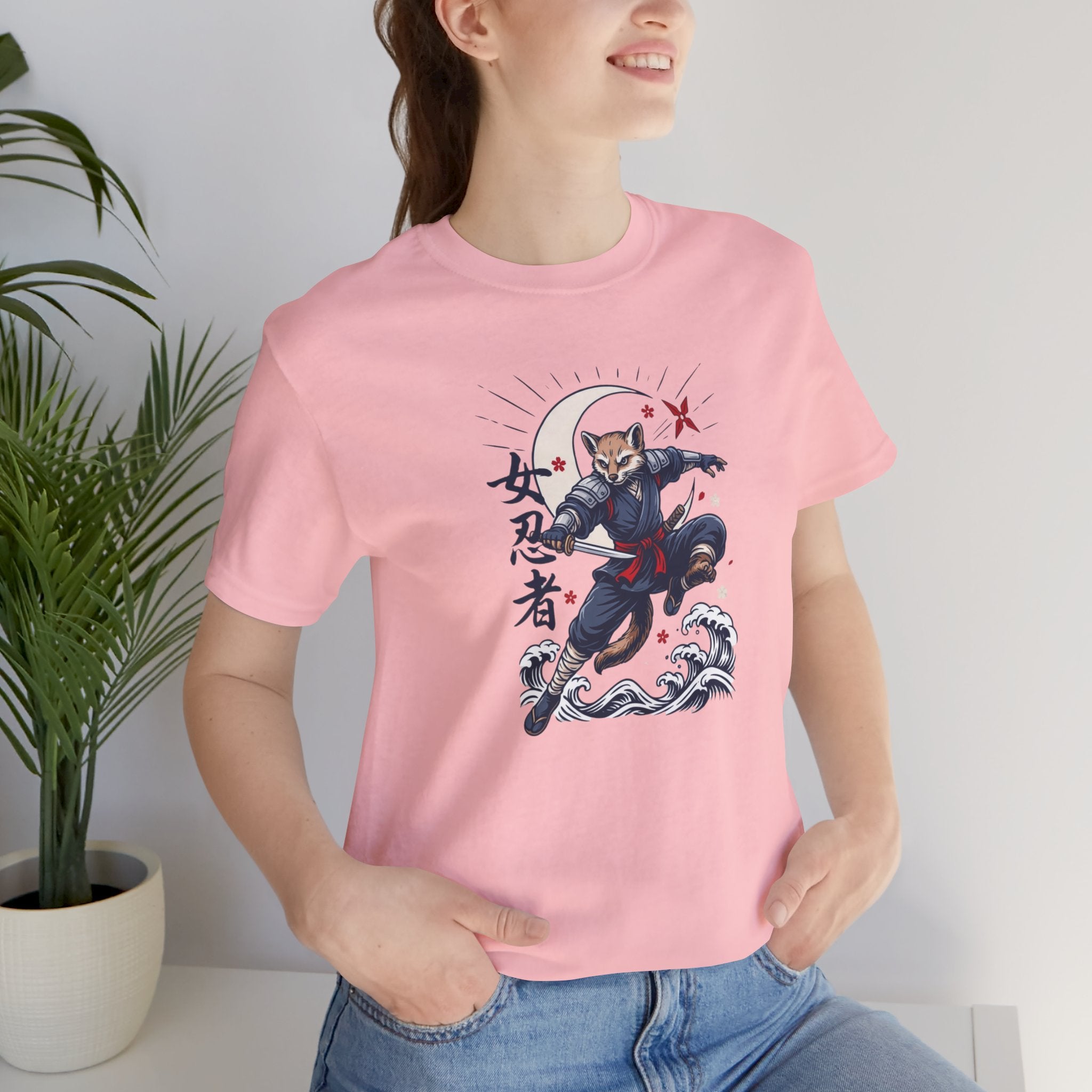 Ninja Cat Tee — Japanese Samurai Cat Graphic T-Shirt