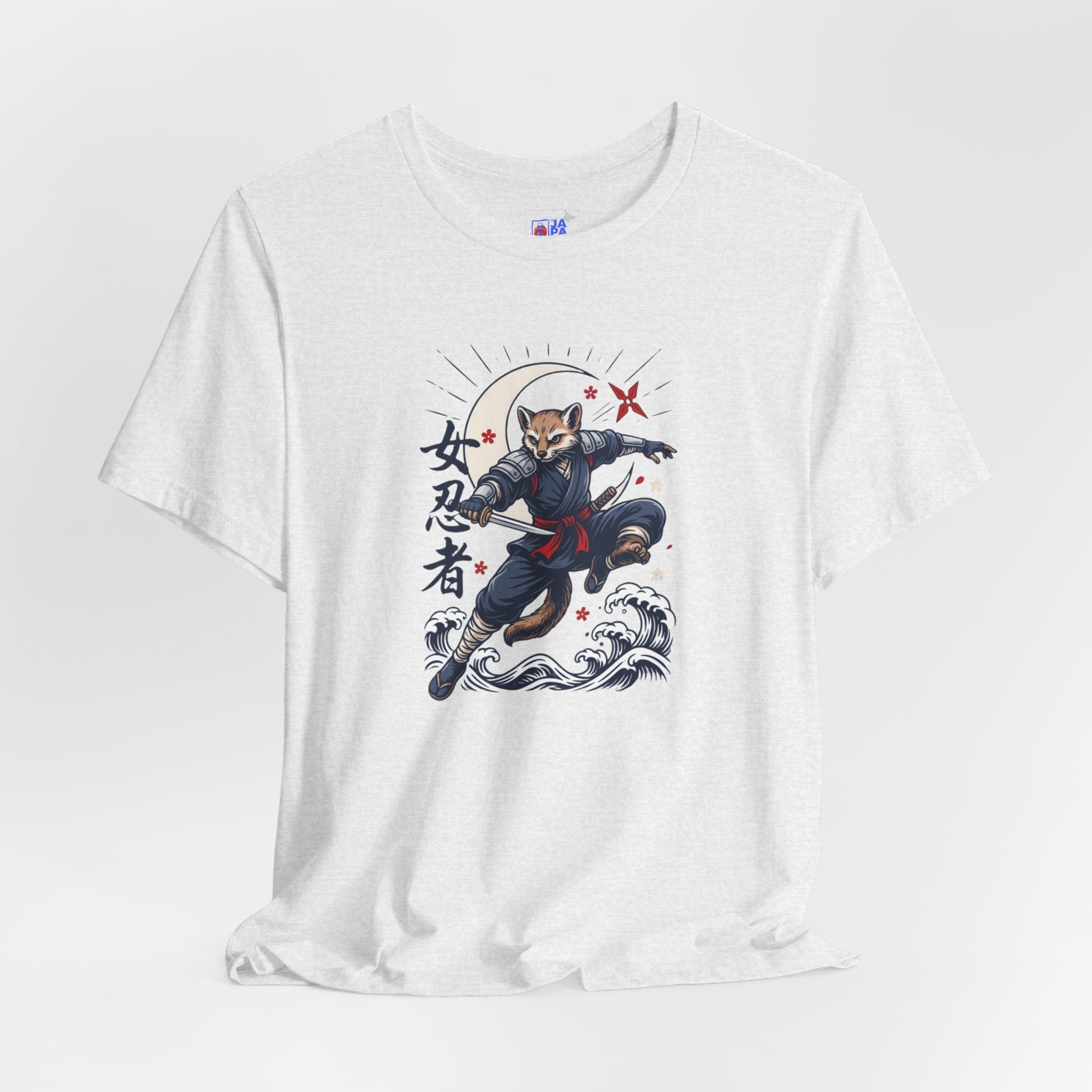 Ninja Cat Tee — Japanese Samurai Cat Graphic T-Shirt