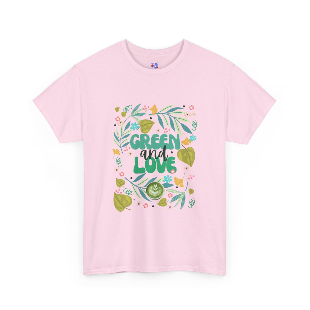 Eco Plant Lover T-Shirt — "Green and Love" Graphic Tee