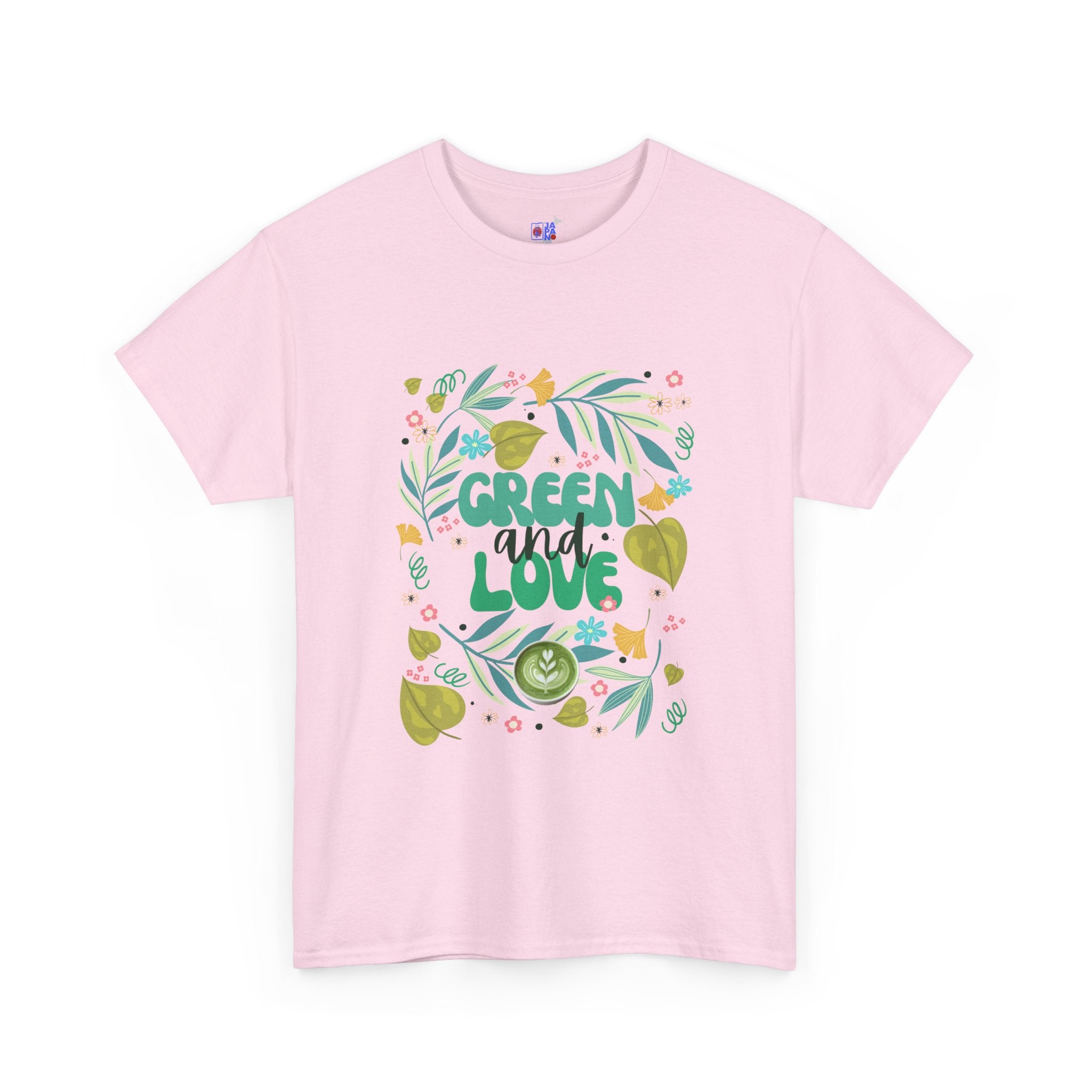 Eco Plant Lover T-Shirt — "Green and Love" Graphic Tee