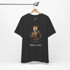 Samurai Shiba Inu T-Shirt, Shiba Army Japanese Warrior Dog Tee, Funny Dog Lover Gift - Cute Anime Samurai Shirt