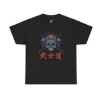Samurai Skull Tee | Kanji Bushido Helmet Graphic Shirt