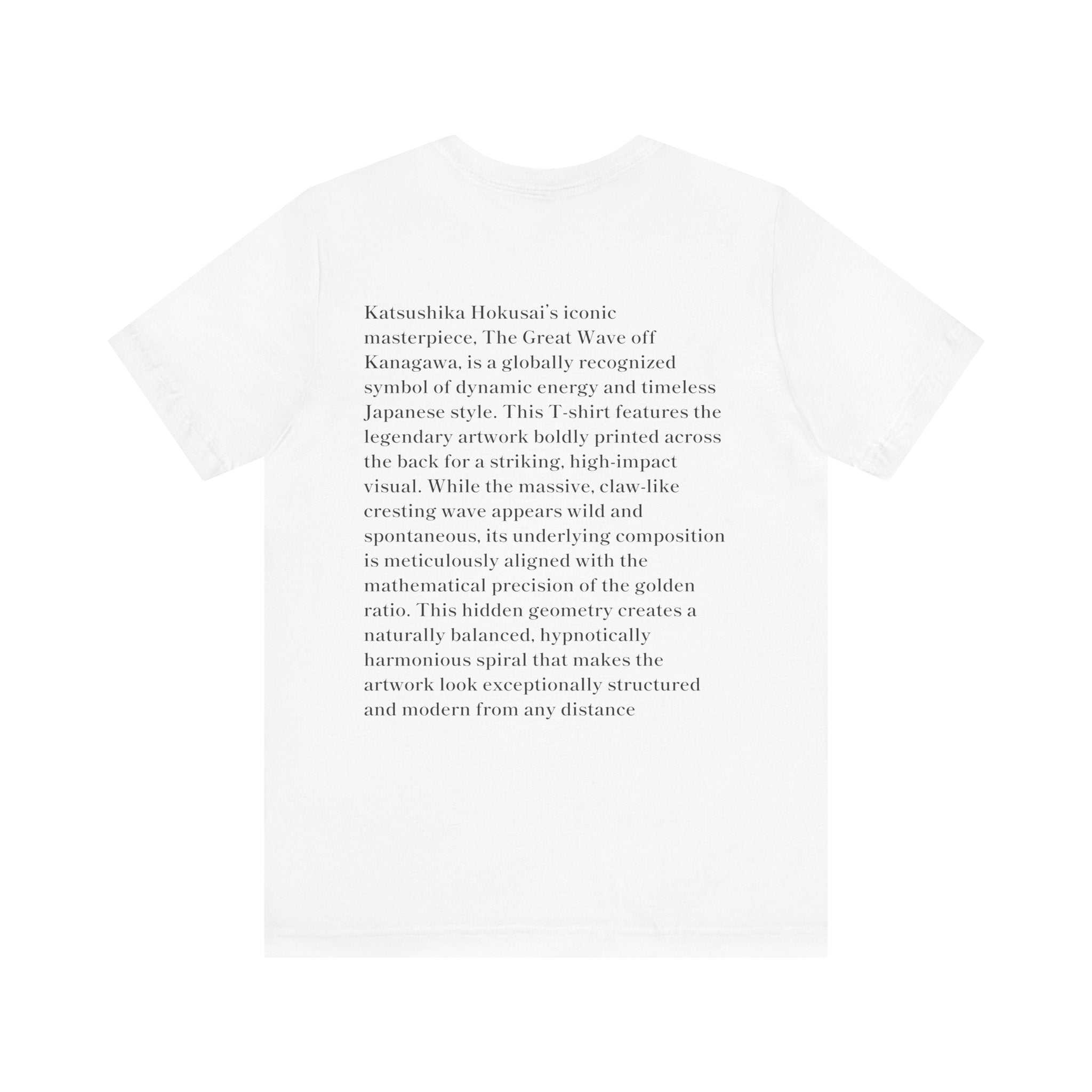 Great Wave Golden Ratio T-Shirt, Math is Aesthetic Hokusai Graphic Tee
