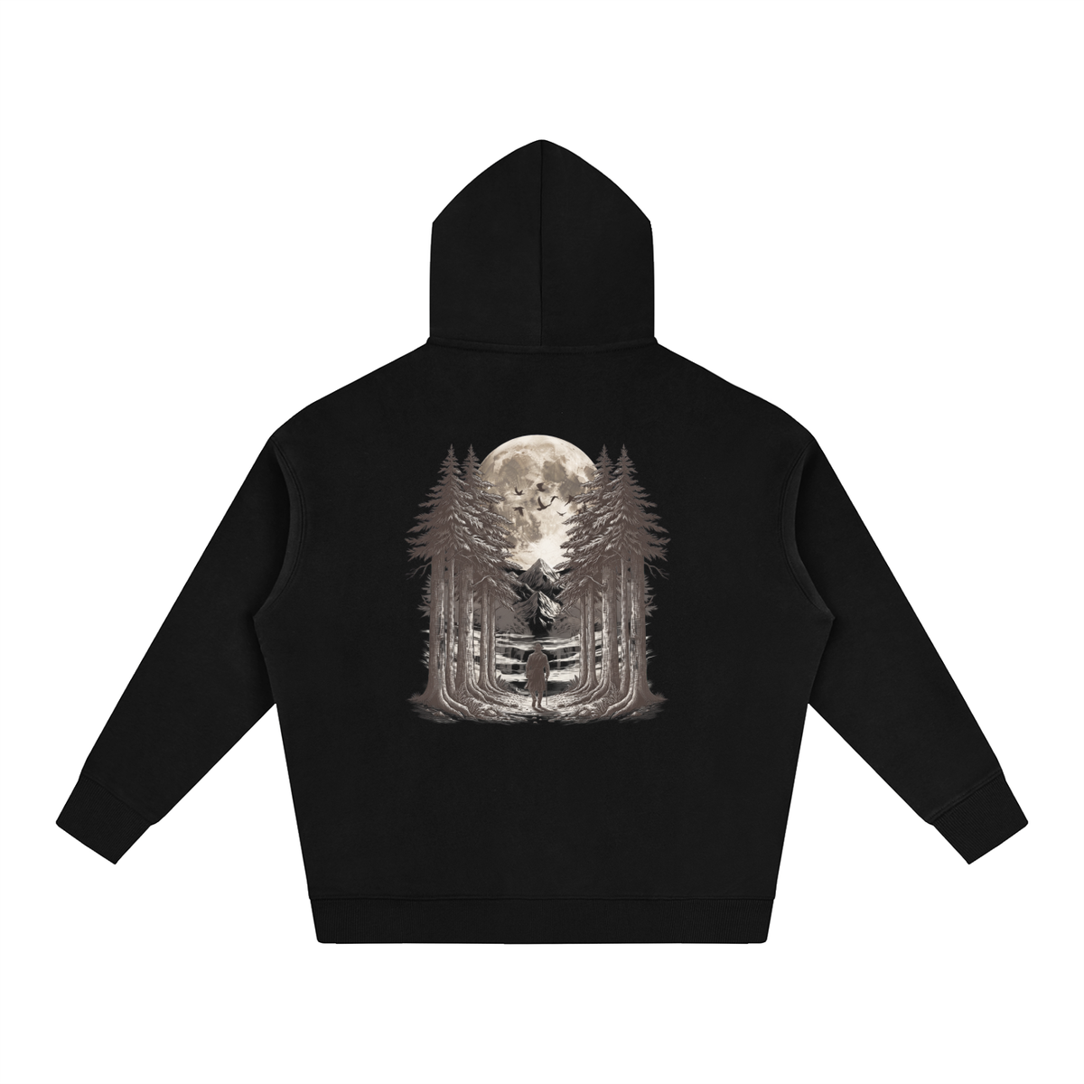 YOI YOI ART Lab Oversize Fleeced Hoodie Forest (350gsm)