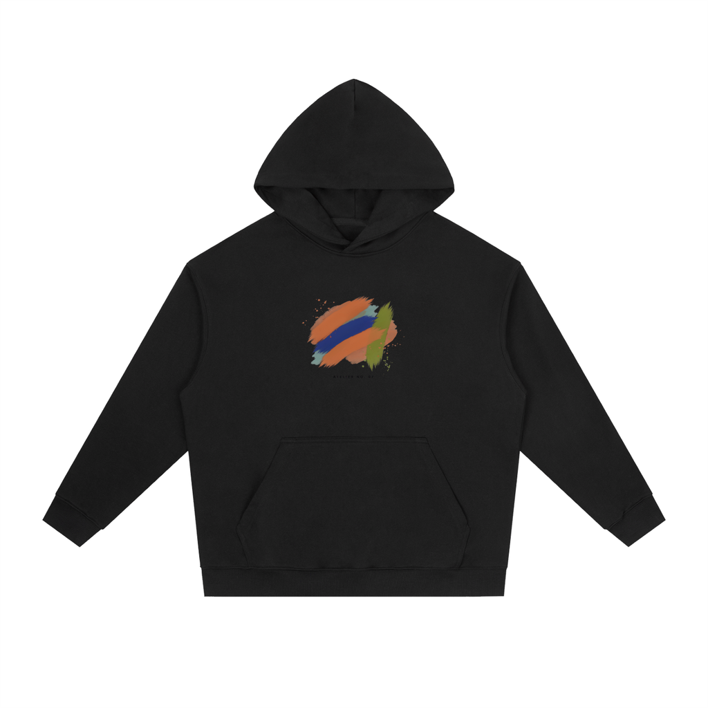 CoolyJapan Heavyweight Drop-Shoulder Hoodie — 380gsm 85% Cotton Oversized Fleece