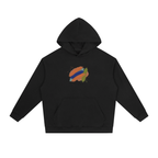 CoolyJapan Heavyweight Drop-Shoulder Hoodie — 380gsm 85% Cotton Oversized Fleece
