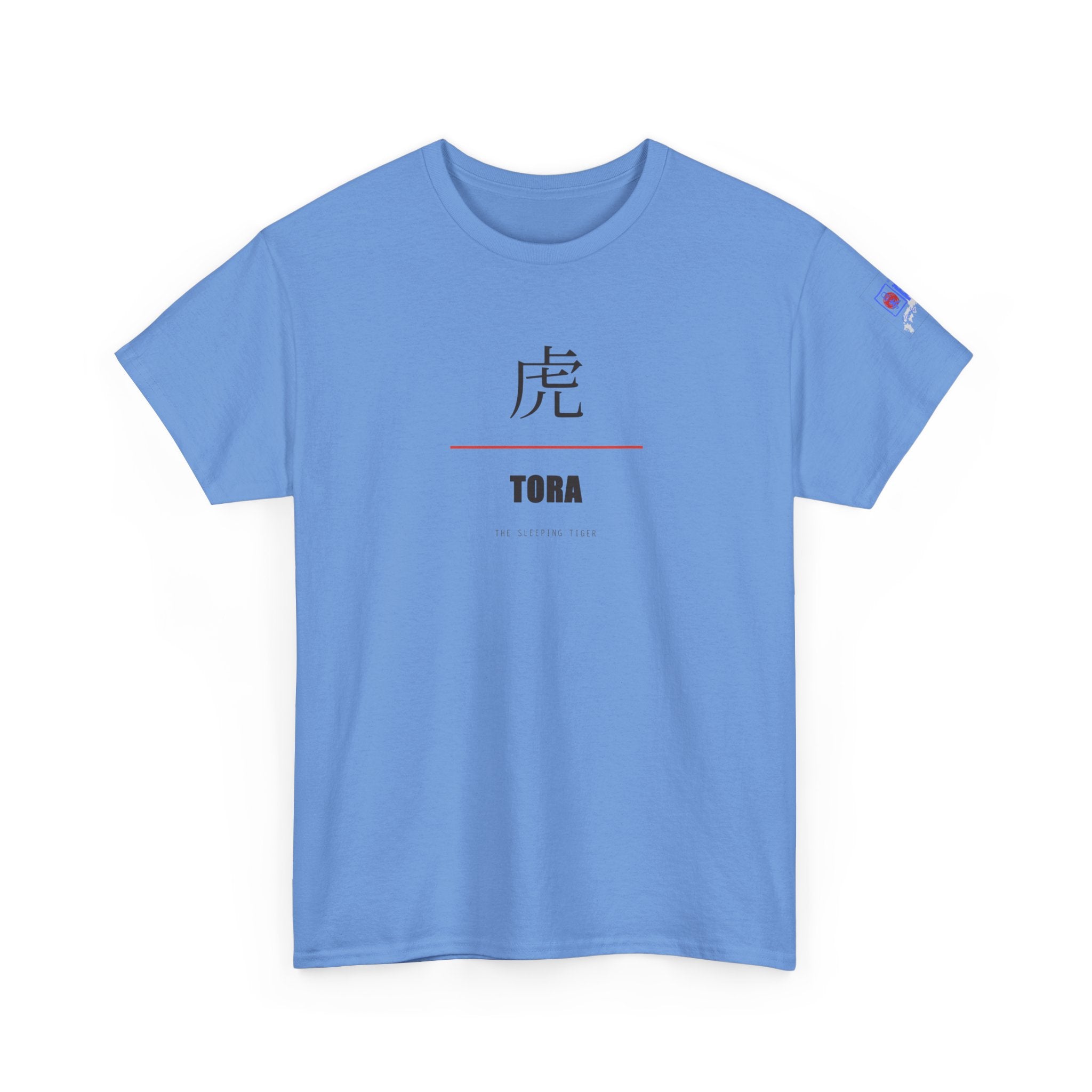 Tora Sleeping Tiger T Shirt Japanese Kanji Graphic Tee Casual Wear