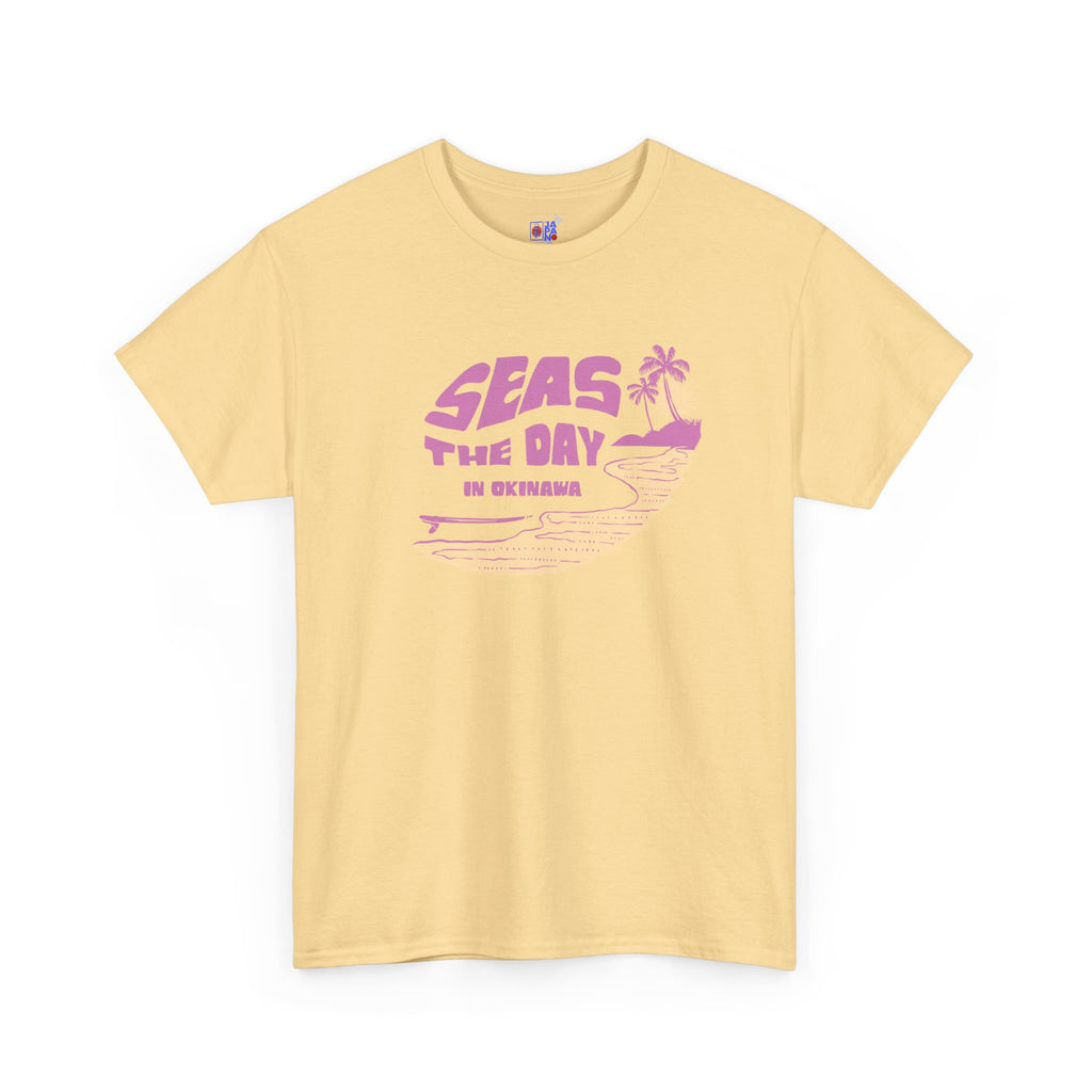 Seas the Day Okinawa Beach Tee — Vacation Graphic T-Shirt