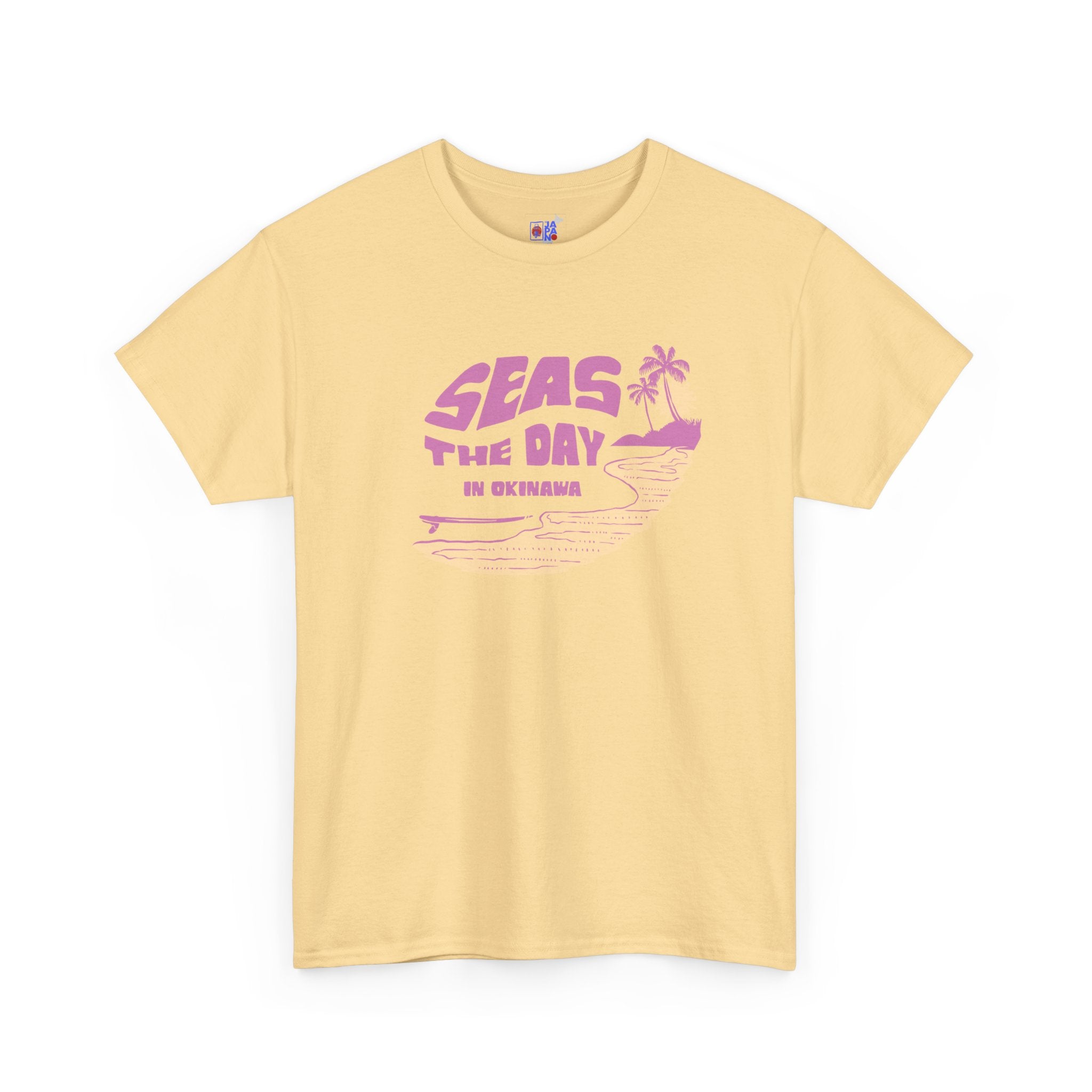 Seas the Day Okinawa Beach Tee — Vacation Graphic T-Shirt