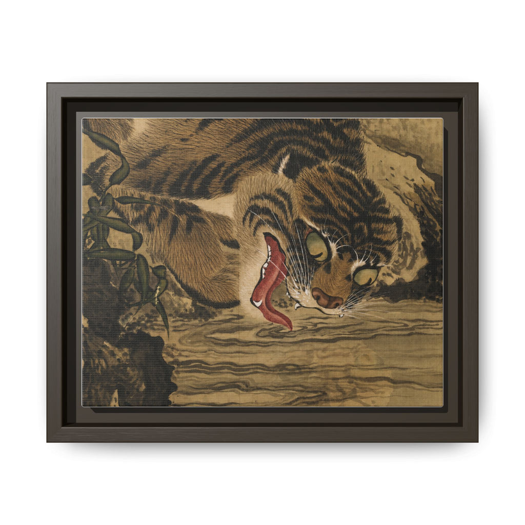 Kishi Ganku Tiger Canvas Print, Edo Period Japanese Art, Museum Reproduction, Japanese Wall Art Gift