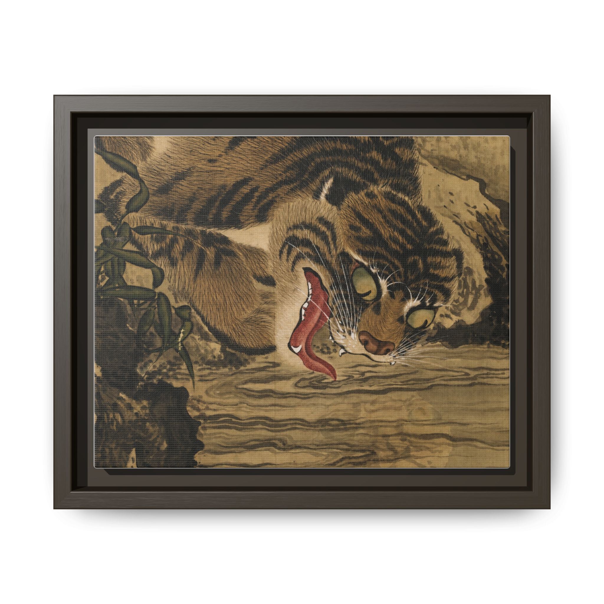 Kishi Ganku Tiger Canvas Print, Edo Period Japanese Art, Museum Reproduction, Japanese Wall Art Gift