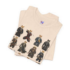 Shiba Inu Samurai T-Shirt, Japanese Warrior Dog Graphic Tee, Funny Dog Lover Gift, Anime Streetwear, Unisex Cotton Shirt