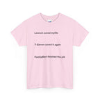 Lawson Saved My Life. 7-Eleven Saved It Again. FamilyMart Finished the Job. | Japan Convenience Store Tee — White Edition