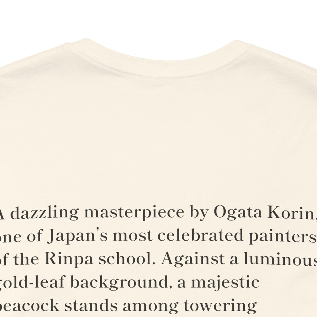 Korin Ogata "Peacock and Hollyhocks Screen", Japanese Art Museum T-Shirt