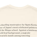 Korin Ogata "Peacock and Hollyhocks Screen", Japanese Art Museum T-Shirt