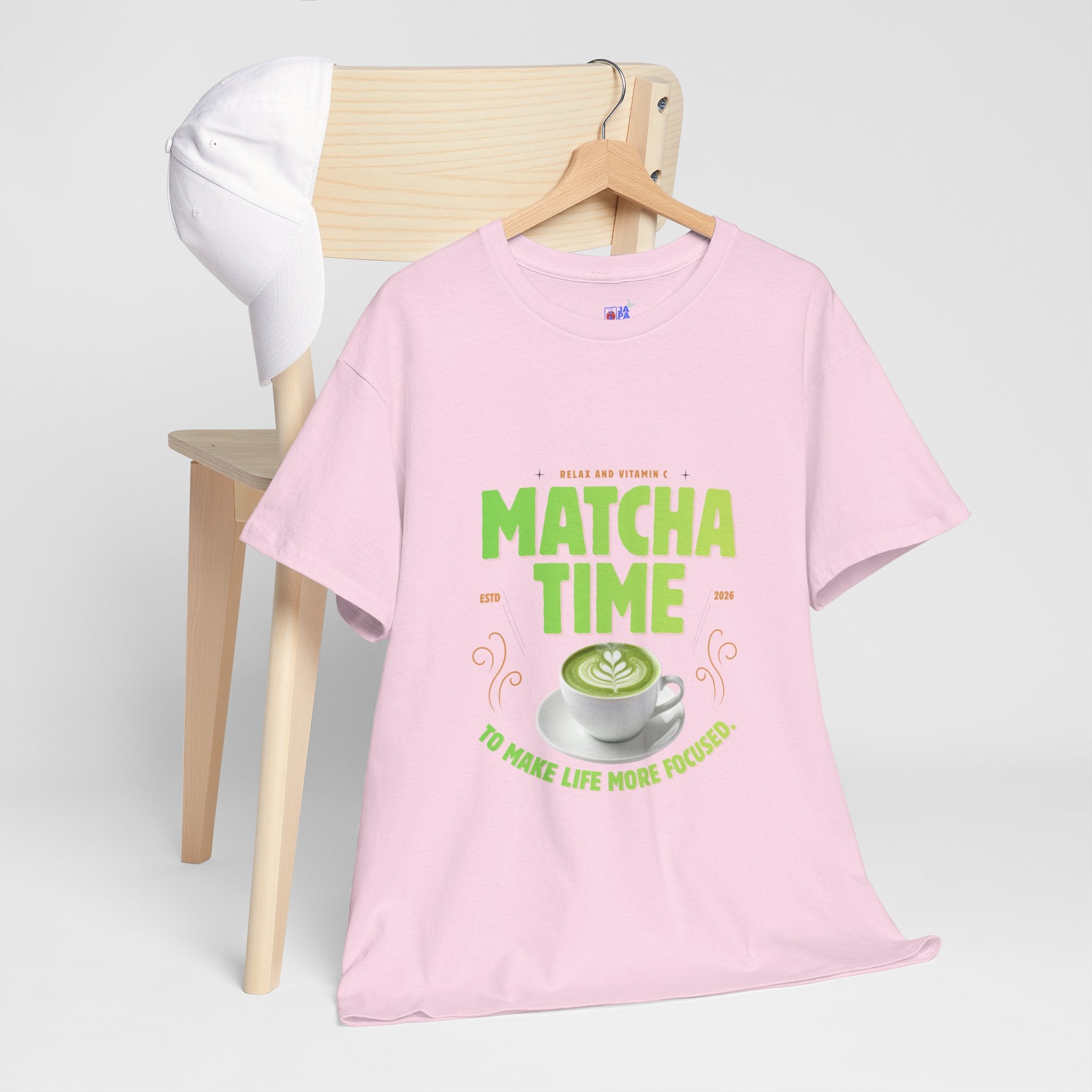Matcha Time Tee — "Matcha Time to Make Life More Focused" Graphic T-Shirt