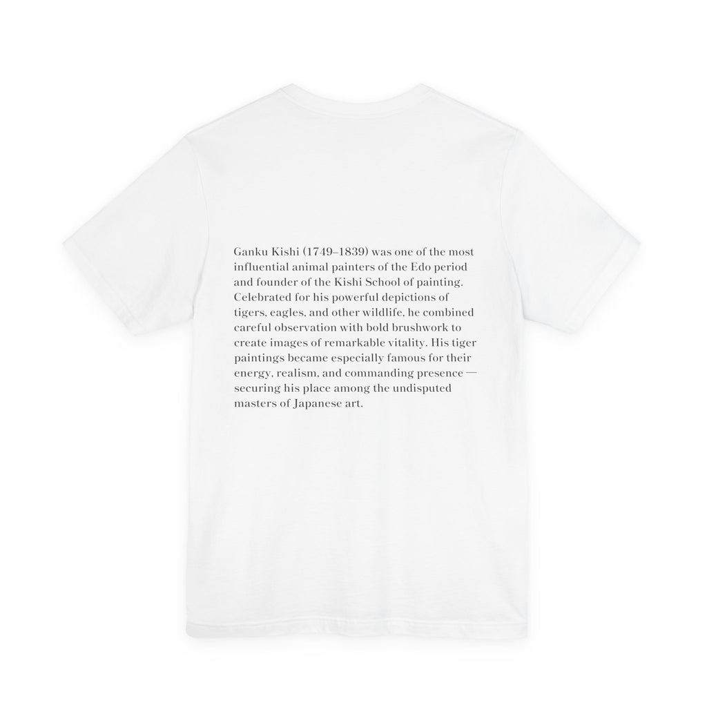 Tiger Art Tee — ‘Fierce Tiger Dashing Beneath a Cliff’ Classic Graphic T-Shirt