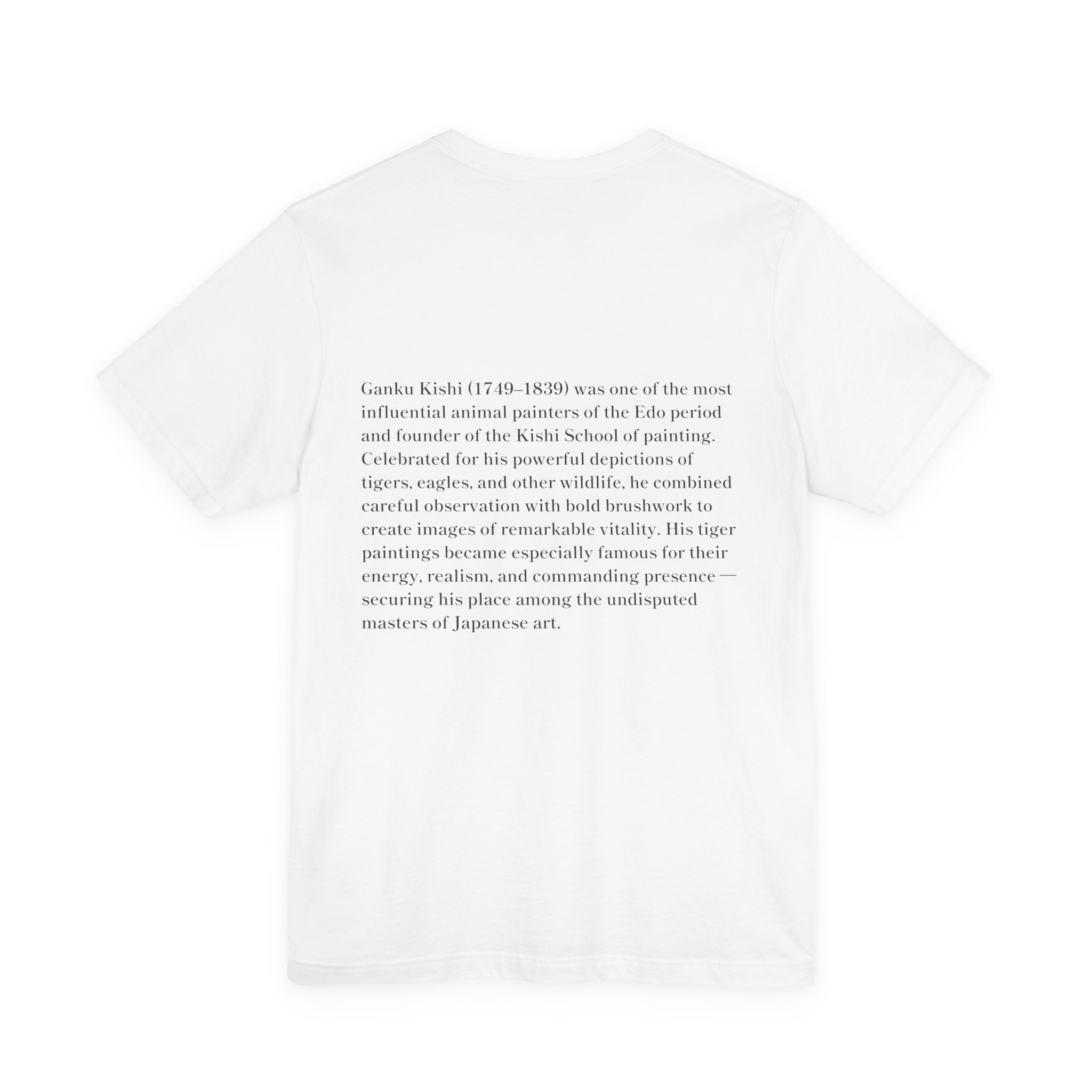 Tiger Art Tee — ‘Fierce Tiger Dashing Beneath a Cliff’ Classic Graphic T-Shirt