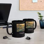 Hokusai Katsushika Hokusai Ukiyo-e Black Coffee Mug (11oz/15oz)