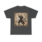 Samurai Fox T-Shirt — 'Bushido' Fox Warrior Vintage Japanese Art Tee