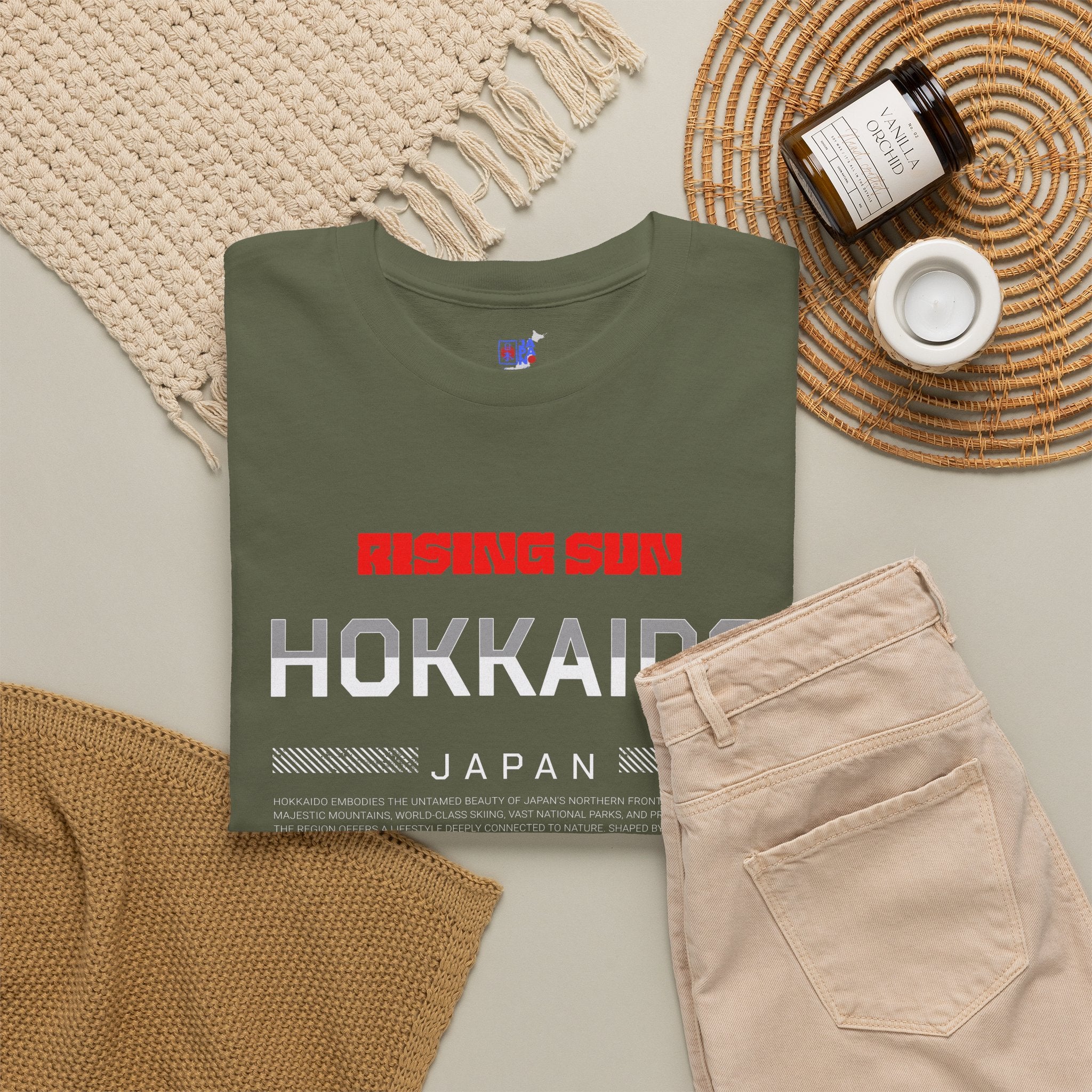 Hokkaido T-Shirt | 北海道 Wild North & Powder Snow Japan Tee | Designed by Japanese