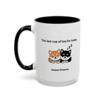 Shiba Inu "Sweet Dreams" Mug, The Last Cup of Tea for Today, Japanese Dog Cute Gift Mug