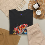 Koi Fish Watercolor T-Shirt — Vibrant Drip Art Tee