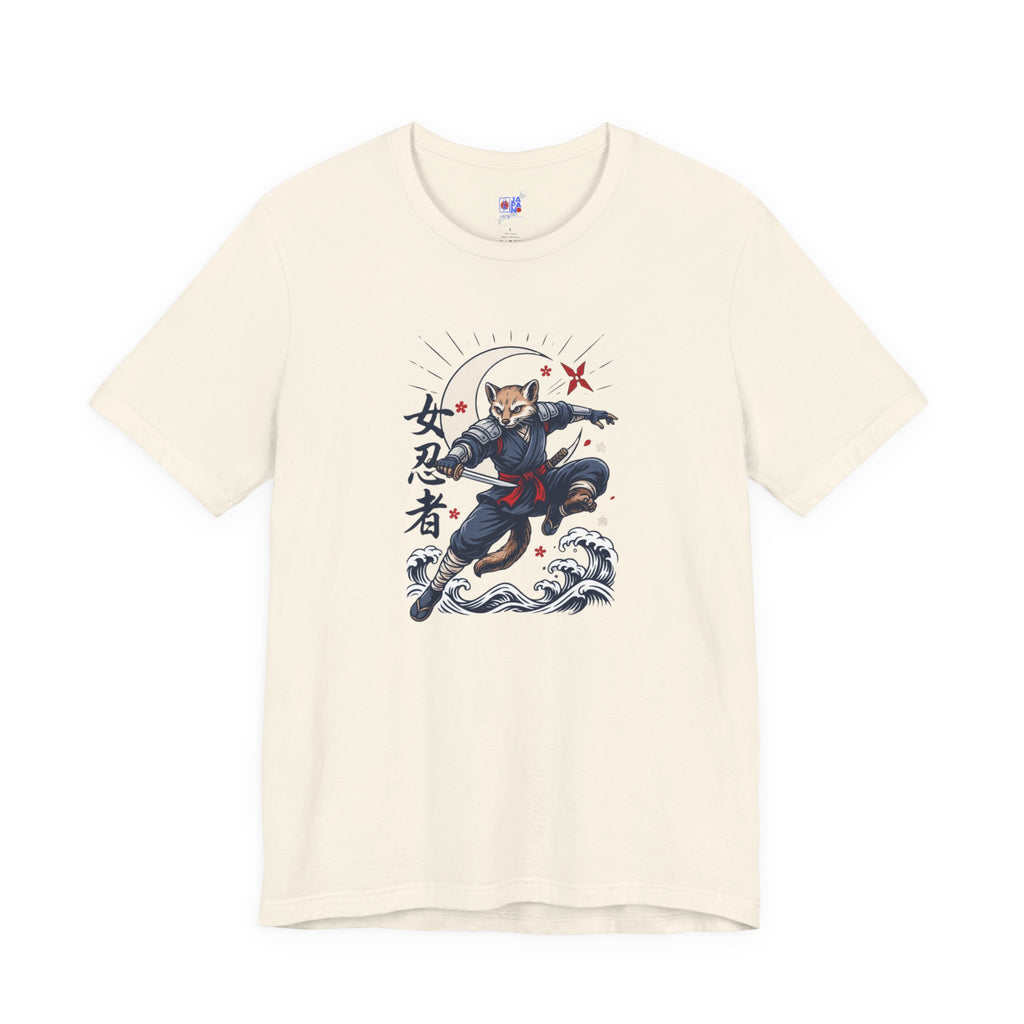 Ninja Cat Tee — Japanese Samurai Cat Graphic T-Shirt