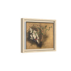 Raijin Thunder God Framed Canvas Print, Ogata Korin Edo Period Japanese Art, Rinpa Museum Reproduction, Japanese Mythology Wall Art