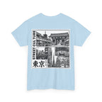 Tokyo Street Culture T-Shirt | 東京 Vintage Manga Front & Back Print | Japan City Series Tee