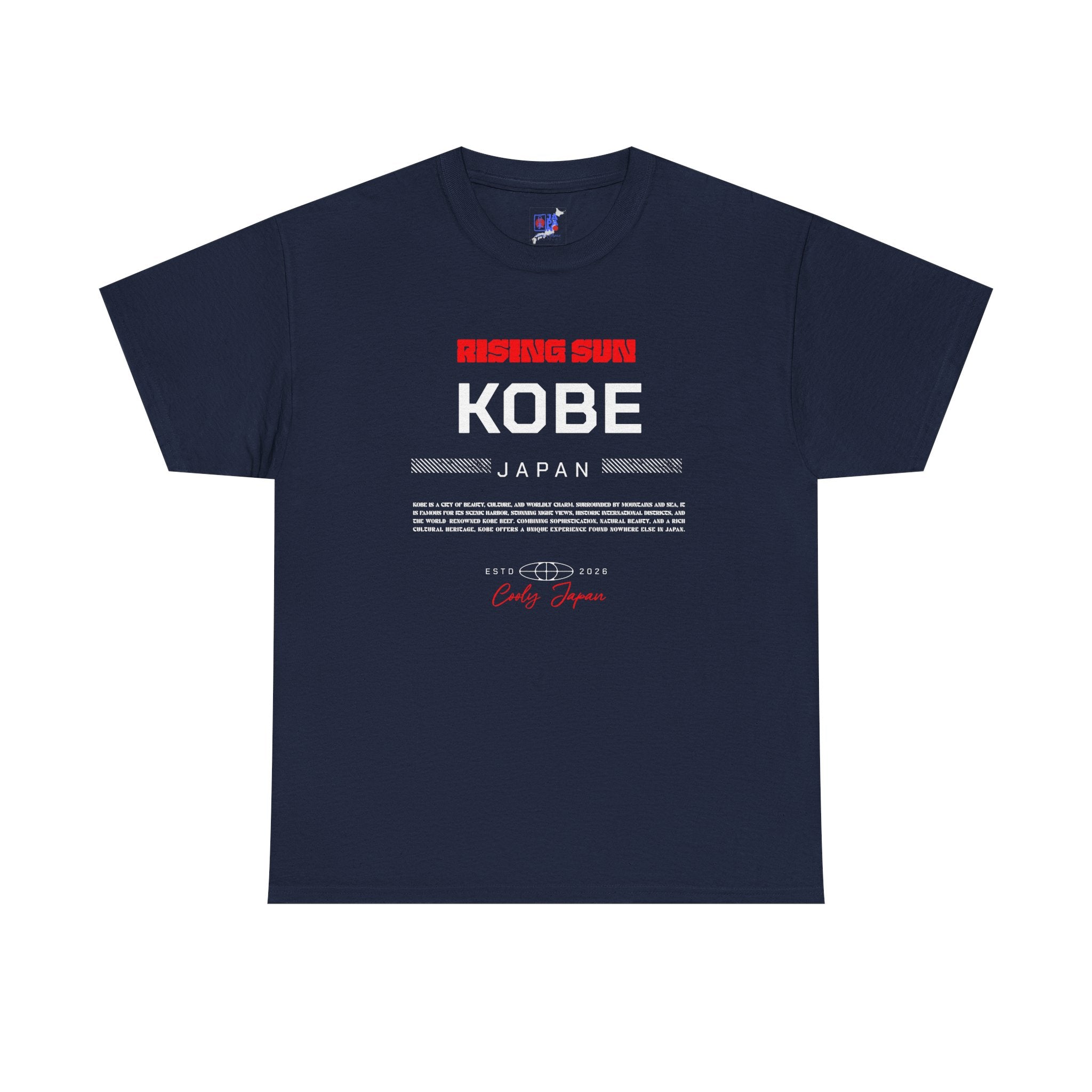 Kobe T-Shirt | 神戸 Rokko Mountains & Harbor City Japan Tee | Designed by Japanese