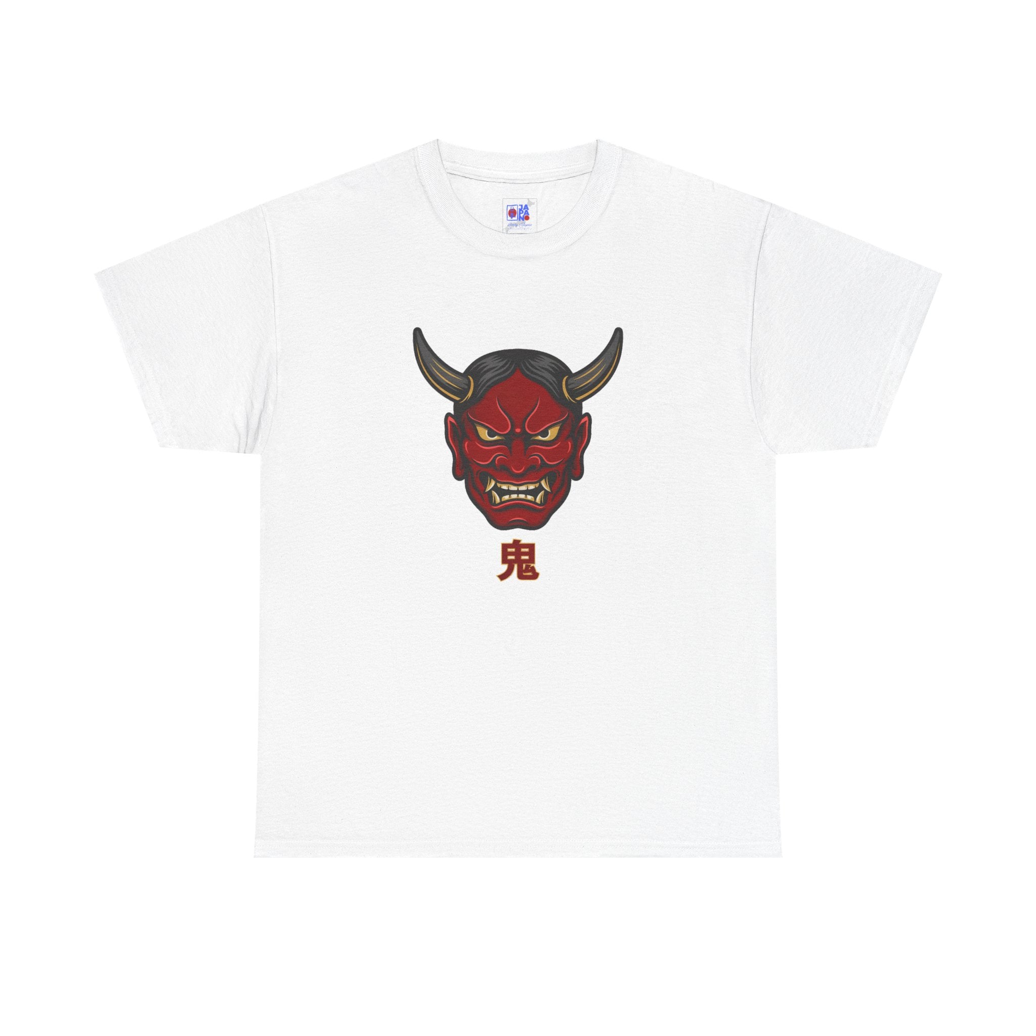 Red Oni Mask T-Shirt | Japanese Demon Hannya Graphic Tee