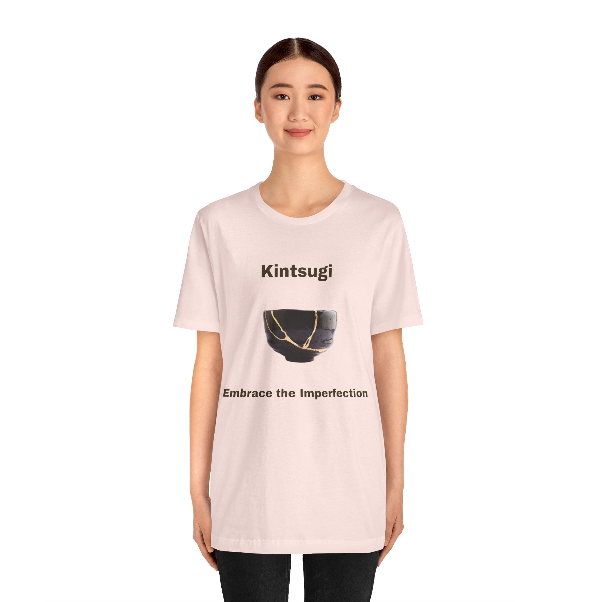 Kintsugi Embrace the Imperfection Ceramic Bowl T-Shirt
